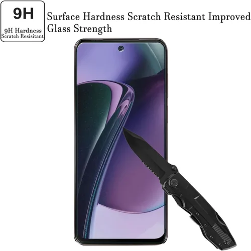 Miniatura 3 de Protectores de pantalla para Motorola Moto G 5G 2025 (paquete de 3), película de vidrio templado 9H para Motorola Moto G 5G 2025, antiarañazos