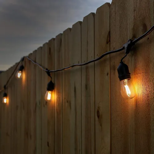 Miniatura 6 de VISTERLITE Bombillas LED de repuesto S14 inastillables, 2 W, equivalente a 11-25 vatios, blanco cálido 2200 K, tira de luces para exteriores