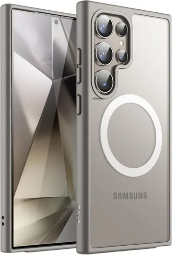 Miniatura 9 de JETech Estuche magnético para Samsung Galaxy S24 5G, compatible con MagSafe, funda protectora para teléfono con parte trasera translúcida y mate a