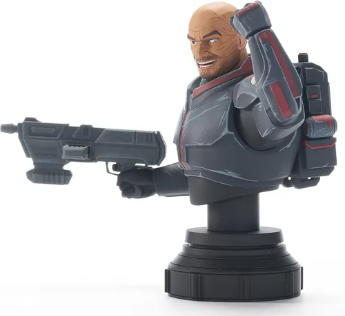 Miniatura 2 de Diamond Select Toys Star Wars The Clone Wars: Wrecker - Busto a escala 1:7, multicolor, 7 pulgadas
