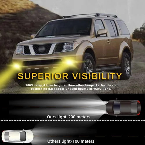 Miniatura 6 de Luces antiniebla compatibles con Nissan Frontier 2005-2009 2005-2012 Nissan Pathfinder parachoques conducción faros antiniebla con interruptor