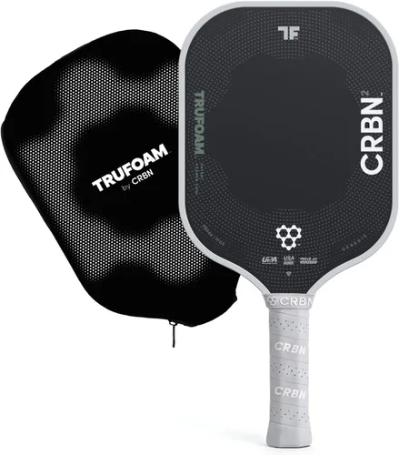 Miniatura 7 de CRBN Pickleball - TruFoam Genesis - Carbon Fiber Pickleball Paddle - First-Ever 100% Foam Core Performance Paddle CRBN 3 - Alargado