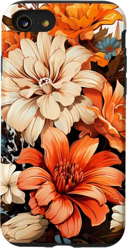 Miniatura 17 de Funda para iPhone 11 Pro Max Vintage Autumn Flower Fall Pumpkin Girl Women Fall