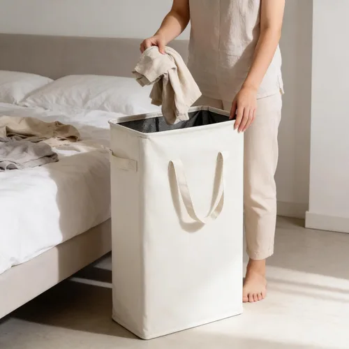 Miniatura 8 de Cesta para la ropa sucia delgada con asas, cesta plegable para la ropa sucia, bolsa estrecha para ropa sucia, cesta plegable para ropa sucia, 45