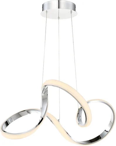 WAC Lighting Colgante LED Vornado 23in 3000K en Cromo Cromado