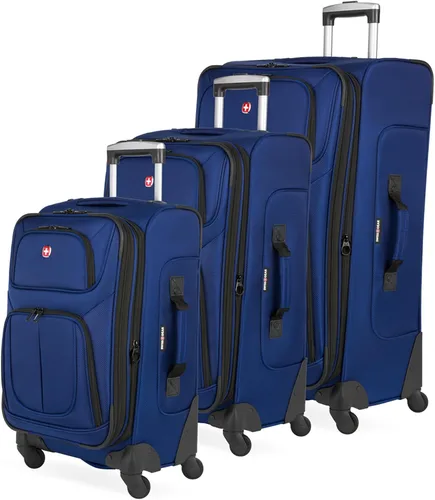 Miniatura 98 de SwissGear - Equipaje suave expandible Sion con ruedas, Negro