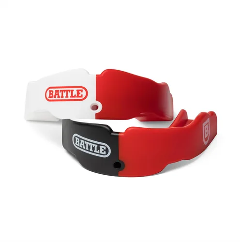 Miniatura 11 de Battle Sports - Paquete de 2 protectores bucales, máxima protección y transpirabilidad, sin tirantes, apto para adultos y jóvenes, paquete de 2