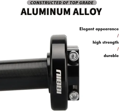 Miniatura 5 de NIBBI Conjunto de acelerador de motocicleta, control ligero de carrera corta de alta sensibilidad, manillar de acelerador giratorio para motocross
