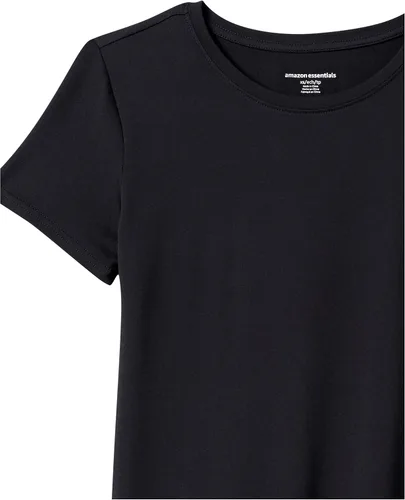 Miniatura 100 de Amazon Essentials Camiseta de manga corta con cuello redondo para mujer, de secado rápido, para entrenamiento, gimnasio, paquete múltiple