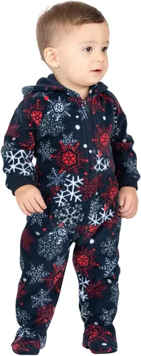 Miniatura 6 de Footed Pajamas - Enterizo con capucha a juego para la familia Suéteres de una pieza para niños, niñas, hombres, mujeres y mascotas, unisex, Naranja