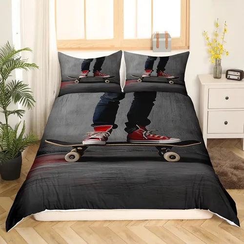 Miniatura 14 de Feelyou Buffalo Ranch - Juego de funda de edredón con diseño de bisontes norteamericanos, tamaño individual (Twin), juegos de ropa de cama