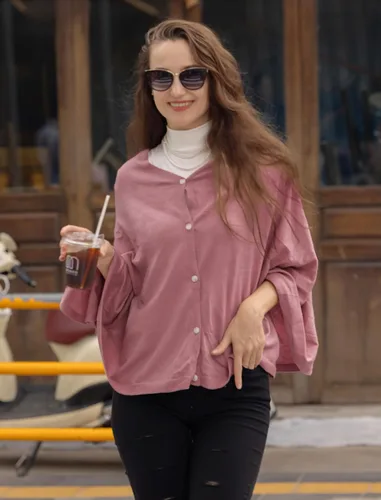 Miniatura 35 de MissShorthair Versatile Women's Shawl Wrap – Soft Knitted Poncho Cape Scarf for Fall Winter