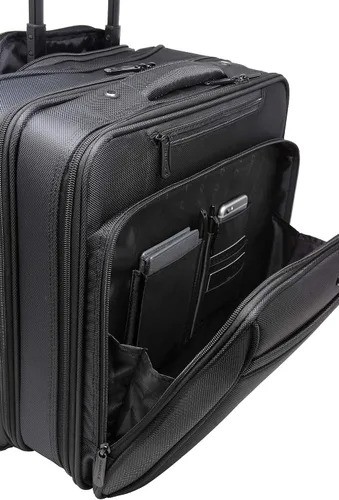 Miniatura 7 de Alpine Swiss Maletín con ruedas para laptop con ruedas para llevar durante la noche, cuaderno de hasta 15.6 pulgadas, lleva archivos de tamaño legal
