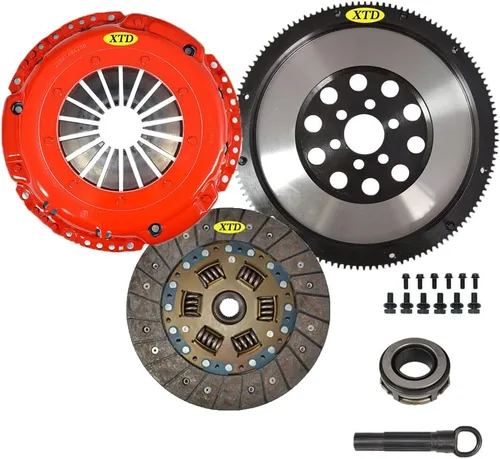 Kit de embrague XTD Stage 2 HD + volante compatible con Volkswagen Golf Jetta BEETLE TDI 1.9L TURBO DISEL 1990-1991 CORRADO G60 1.8L S/C