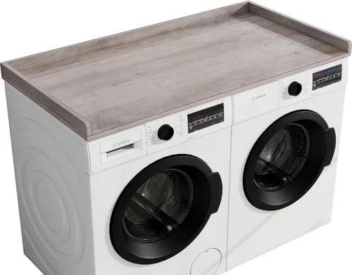 Miniatura 9 de Vomavex Encimera de lavadora y secadora, 54 pulgadas de ancho x 27.4 pulgadas de profundidad, cubiertas para lavadora y secadora para la parte
