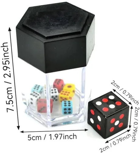 Miniatura 3 de sumrica Magic (3 piezas) Explode Explosion Dados, Trucos de magia fáciles para niños, accesorio mágico, novedad, juguete divertido de primer plano