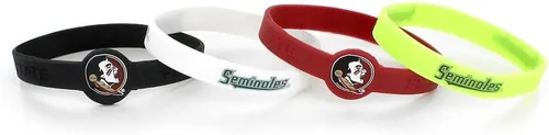 Miniatura 2 de aminco NCAA unisex-adult Silicone Bracelet (4-Pack)