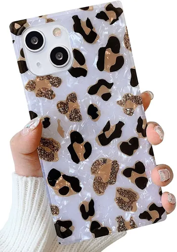 Miniatura 77 de Elegante concha de madre perla compatible con iPhone 13 Pro de 6.1 pulgadas, estuche de borde rectangular, elegante y delgado, con perla de abulón