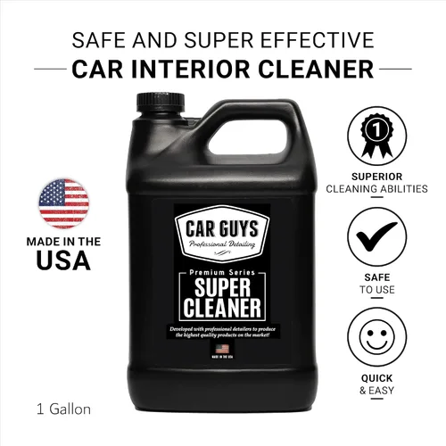 Miniatura 3 de CAR GUYS Super Cleaner - Recambio de 1 galón Limpiador efectivo para interiores de automóvil Limpiador de asiento de automóvil de cuero