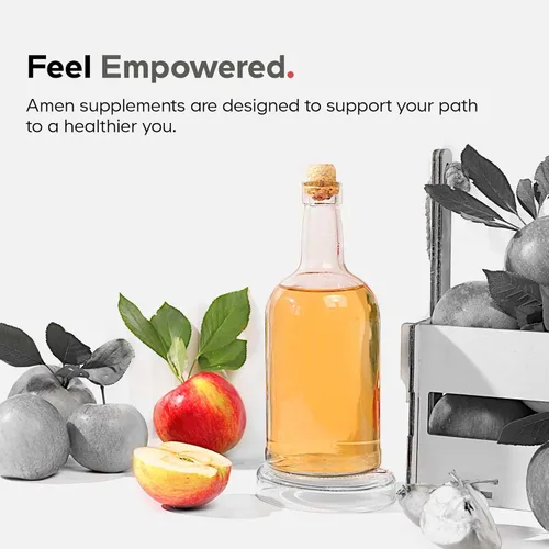 Miniatura 7 de Amen Vitamina D, K2 y zinc, colecalciferol D3 5000 UI, mezcla orgánica de alimentos integrales con manzana, arándano, arándano, frutas en polvo