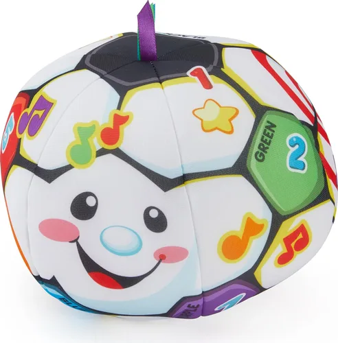 Fisher-Price Juguete de bebé a niño pequeño para reír y aprender cantando pelota de fútbol musical con frases educativas para bebés a partir de 6