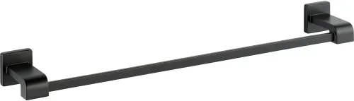 Delta Toallero | Toallero negro mate de 24 pulgadas para baño, cocina | Ara Accessories Mate negro