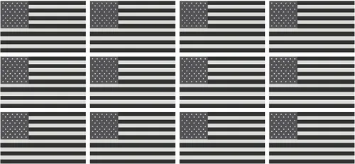 Adhesivo de vinilo para parachoques de coche, diseño de bandera de Estados Unidos de América y Estados Unidos, táctico, militar