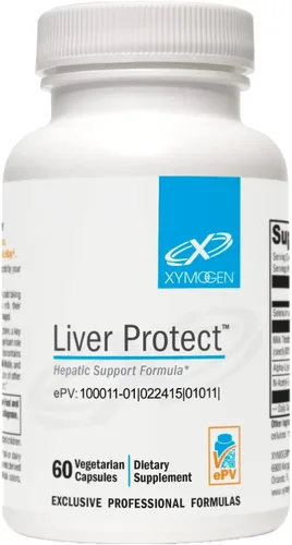 XYMOGEN Liver Protect - Suplemento para la salud del hígado y antioxidante* - Cardo mariano, ácido alfa lipoico, NAC y selenio - Sin gluten y
