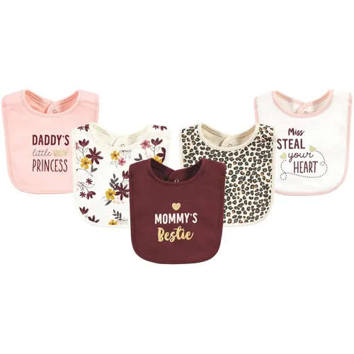 Miniatura 33 de Hudson - Babero unisex de algodón para bebé, baberos de algodón, talla única , Cactus rosa