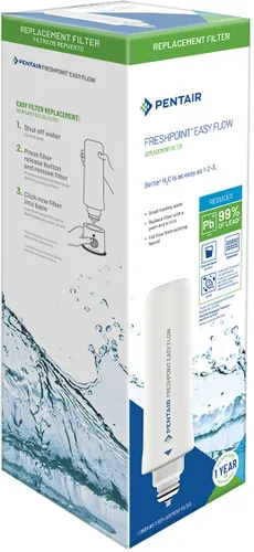 Miniatura 4 de Pentair FreshPoint - Cartucho de repuesto para sistema de filtración de agua debajo del fregadero de fácil flujo, filtro de agua PFAS, certificado