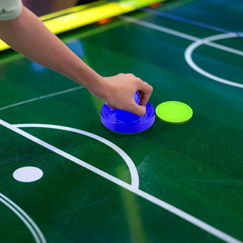 Miniatura 5 de Coopay 12 discos de hockey de aire para el hogar, discos de repuesto pesados de 2.5 pulgadas para mesas de juego, accesorios de equipo, 0.44 onzas