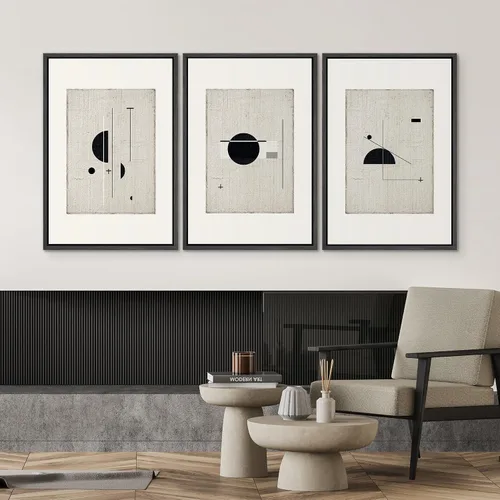 Miniatura 47 de SIGNWIN Lienzo enmarcado para pared, arte con pinceladas de flujo neutro en tonos beige abstractos, ilustraciones, arte moderno, decorativo