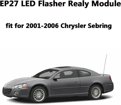 Miniatura 4 de Relé intermitente LED EP27 de 5 pines para Chrysler PT Cruiser 2001-05 Dodge Neon 2000-05 Dodge Viper 2003-10 Señal de giro electrónica LED