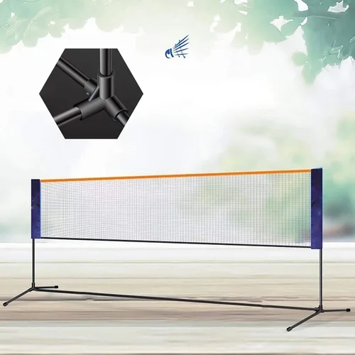 Miniatura 3 de Red de bádminton portátil de 20 pies para interiores y exteriores, cancha de voleibol, herramienta deportiva, para jugar bádminton, voleibol