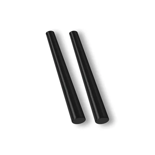 Miniatura 11 de Varilla de copolímero acetal redonda de 1-1/2 pulgadas de diámetro, 12 pulgadas de longitud, negro opaco, tolerancia estándar, paquete de 2