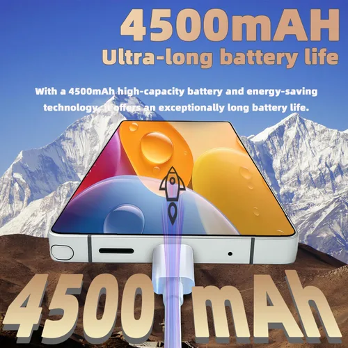 Miniatura 4 de Smartphone Android desbloqueado de 12+512 GB, pantalla HD de 6.9 pulgadas, batería de 4500 mAh, cámara dual de 21+8 MP, doble SIM, identificación