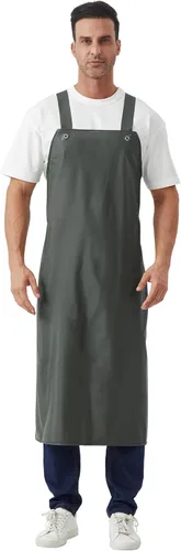 Miniatura 7 de Nanxson Delantal impermeable de PVC resistente ajustable,Delantal de trabajo para carnicería,Lavavajillas,Limpieza de pescado Pet Grooming Fábrica