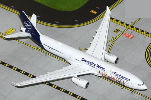 Miniatura 2 de GeminiJets GJDLH2191 Lufthansa Airbus A330-300 Fanhansa D-AIKQ; Escala 1:400