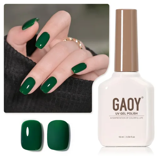 Miniatura 27 de GAOY - Esmalte de uñas de gel marrón, 16ml de esmalte de gel para quitar por remojo, curado con luz UV para arte de uñas, manicura DIY en casa, 2088