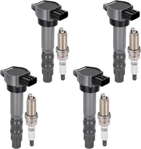 Miniatura 37 de BDFHYK Paquete de bobinas de encendido UF535 y bujías de iridio 95983 compatibles con Mercedes-Benz C230 C280 CLK350 E350 ML350 SLK280 Dodge