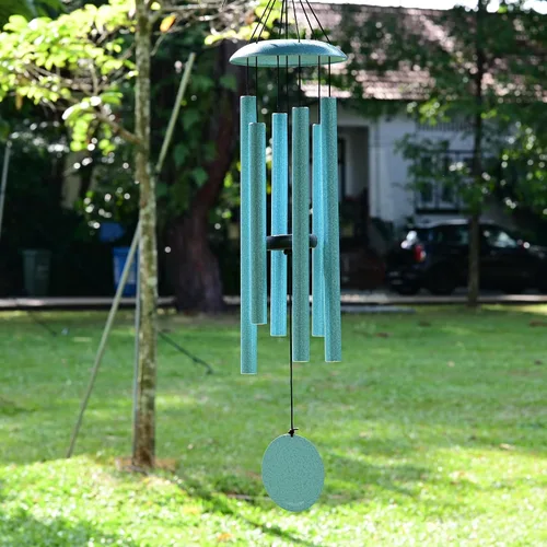 Miniatura 12 de Vanquer Campanillas de viento para tono profundo exterior, campanillas de viento de 32 pulgadas para exteriores, tono profundo, campanillas