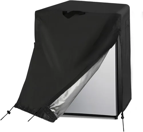 Miniatura 18 de Cubierta para refrigerador Guisong, impermeable y a prueba de polvo, protectora para congeladores verticales, adecuada para la mayoría de mini