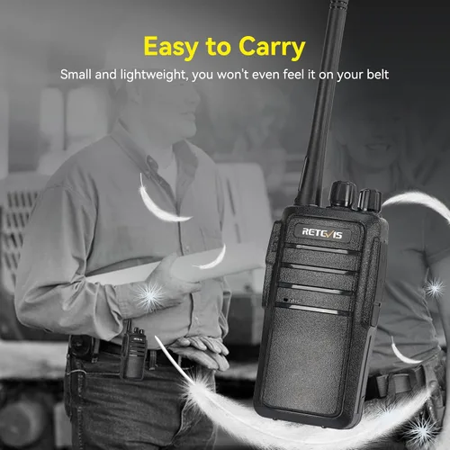 Miniatura 7 de Retevis Radio RT21 de 2 vías de largo alcance, walkie talkies para adultos, radios bidireccionales recargables de alta resistencia con cargador