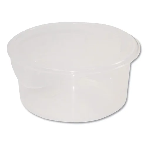 Miniatura 12 de Rubbermaid Commercial Products Recipiente redondo de plástico para almacenar alimentos, 12 cuartos, color blanco, organización/almacenamiento