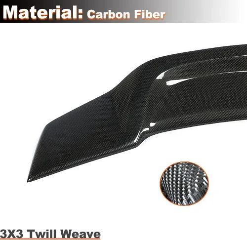 Miniatura 4 de Alerón de maletero de fibra de carbono para Mercedes Benz Clase S W222 Sedan 2014-2019 S400 S450 S500 S550 S560 S600 S63 S65 AMG Tapa trasera