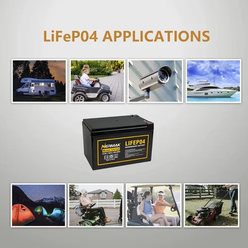 Miniatura 6 de NERMAK Batería de ciclo profundo LiFePO4 de litio de 12V 16Ah, más de 2000 ciclos, batería recargable de fosfato de hierro y litio para energía