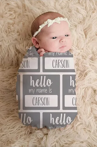 Miniatura 10 de NAZENTI Manta de regalo para bebé, manta de bebé personalizada con nombre, manta personalizada para niña, regalo para niñas, hija de cumpleaños