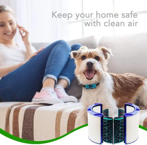 Miniatura 4 de MaximalPower Filtro HEPA y filtro de carbono para purificador de aire Dyson TP04 HP04 DP04 – Filtro de repuesto para ventilador de purificador puro