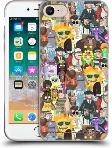 Miniatura 109 de Head Case Designs Funda de gel con licencia oficial de Rick and Morty Aliens Season 3 [protección de grado militar] compatible con Apple iPhone 12