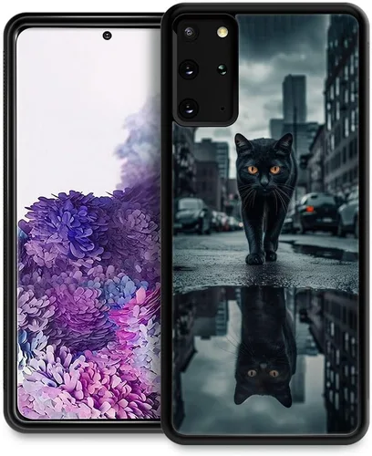 Miniatura 126 de CARLOCA Funda compatible con Samsung Galaxy S20, familia de jirafas divertidas en blanco y negro, para niñas y mujeres, diseño gráfico de moda, a